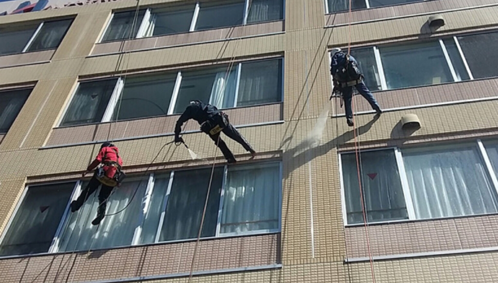 ロープ作業